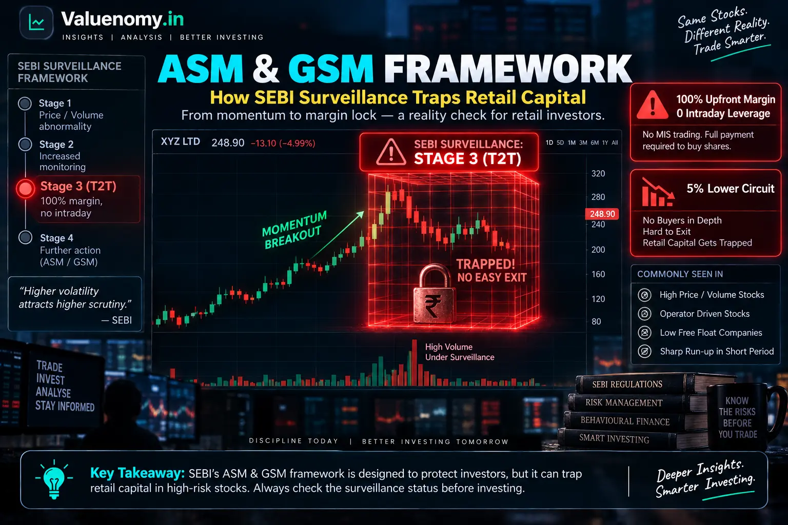ASM and GSM Framework in Indian Stocks: How Does SEBI Surveillance Trap Retail Traders