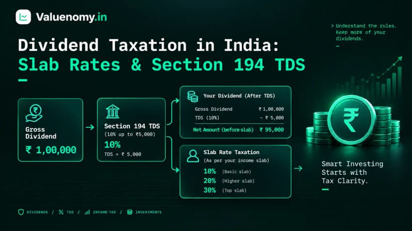 DIVIDEND TAX RULES IN INDIA: TDS SLABS, FORM 15G AND 15H, AND TAX PLANNING EXPLAINED